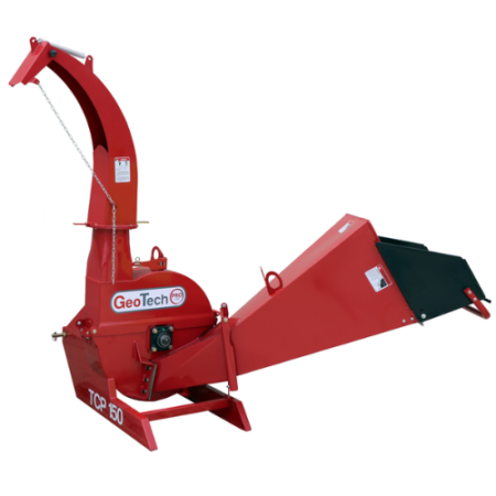 Broyeur de végétaux à tracteur GeoTech Pro TCP 150, broyage de branches