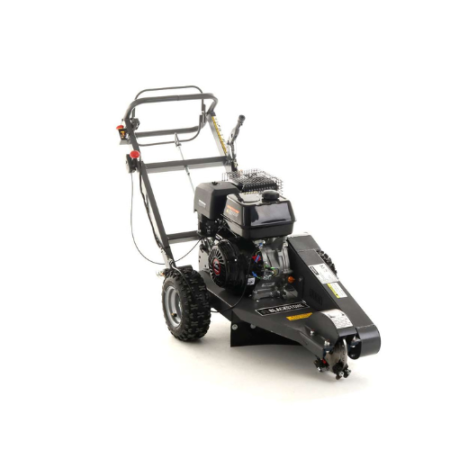BlackStone-Rogneuse de souches BlackStone SG 420 L - Moteur Loncin de 420 cm3 - Disque de coupe avec 8 marteaux en carbure de tungstène-Neuf