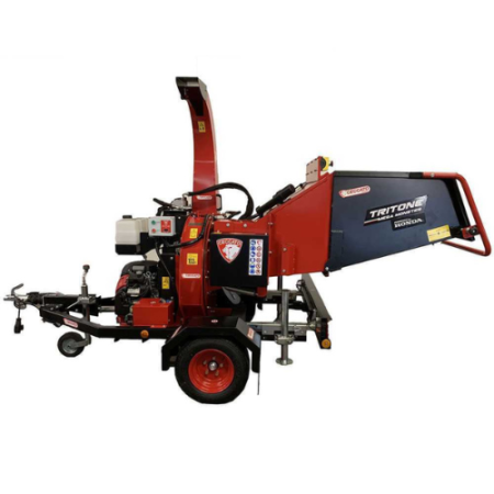 Ceccato Olindo-Broyeur thermique professionnel Ceccato Tritone Mega Monster avec châssis sur roues GX690 - à tracter