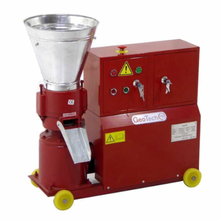 Machine à pellets Triphasée 5,3 CV GeoTech - Fabrication de pellet pour le chauffage