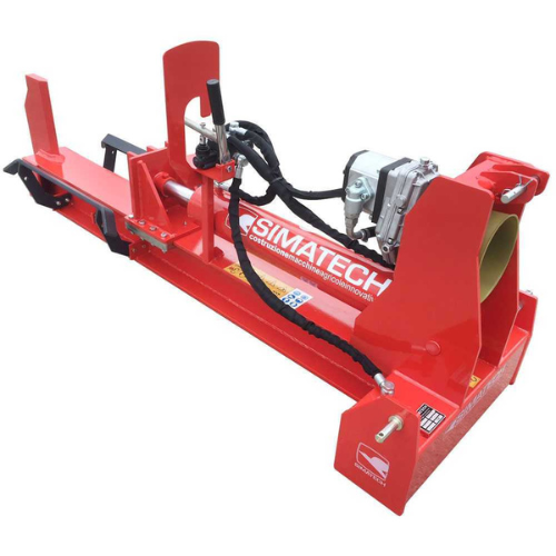 Simatech-Fendeuse à bois horizontale pour tracteur Simatech S350 - 35 tonnes - course 800 mm